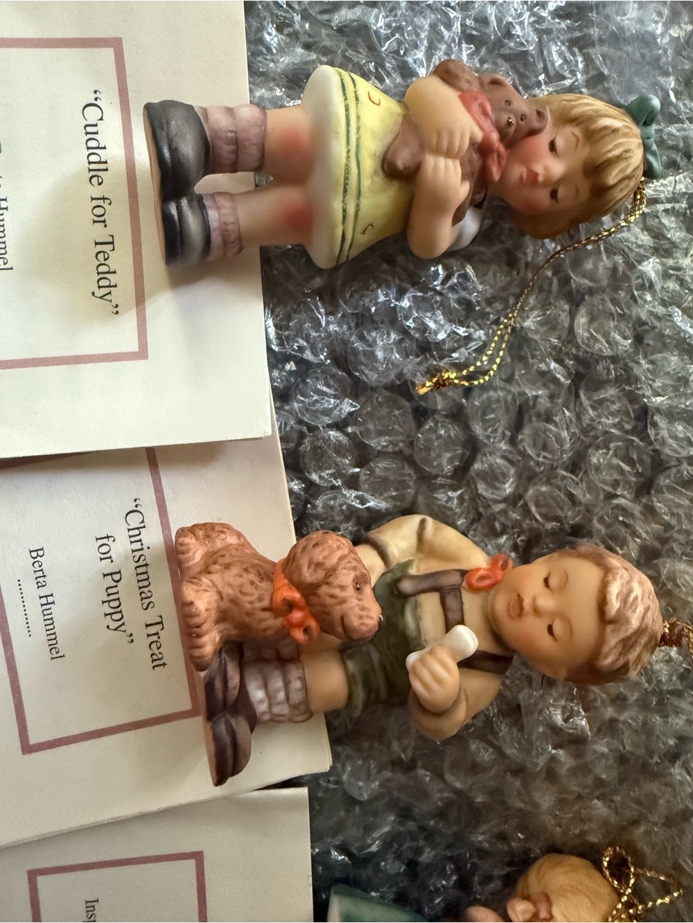 Hummel Studio Christmas Holiday Ornaments (Lot of 4)